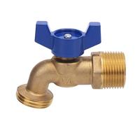 Walmeck La Válvula de Salida de La Manguera de Jardín a Alta Temperatura de Latón Controla Rápidamente el Flujo de Agua para el Paisajismo y el Uso del Hogar