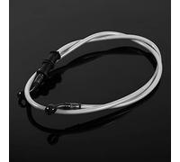 Walmeck Manguera de Aceite de Embrague de Freno de Acero Trenzado de Colores, KIT de Tubería de Motocicleta de 50CM-120CM (600 mm)