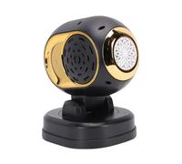 Walmeck Máquina de Burbujas Automática, Soplador de Burbujas, Luces LED Coloridas, Control Sonido Ajustable Alto Rendimiento para Fiestas Infantiles, Navidad (Negra)