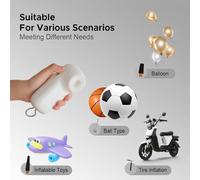 Walmeck Máquina de Sellador de Vacío de Alimentos Mini Bomba de Aire de Mano Portátil para Inflables Preservación e Inflación de Sellador de Vacío