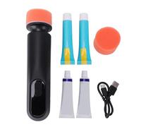 Walmeck Máquina Pulidora de Automóviles Inalámbrica, Pulidora de Búfer Eléctrica para Automóviles, Enceradora, Velocidad Ajustable, 13000 RPM, Batería Litio Recargable Alta (Versión lujo)