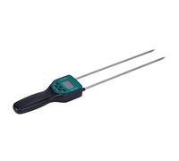 Walmeck Medidor de Humedad de Heno Sensor Confiable Doble Varilla Pantalla LCD Retroiluminada para Granos Arroz, Trigo, Maíz, Cebada [Uso agrícola]