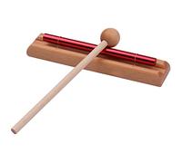 Walmeck Meditation Chime Colorful Wind Bell Educational Musical Percusion Instrument con Mallet para Desarrollar el Talento Musical Gestión del Aula (1 tono)