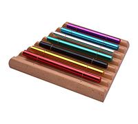 Walmeck Meditation Chime Colorful Wind Bell Educational Musical Percusion Instrument con Mallet para Desarrollar el Talento Musical Gestión del Aula (7 tonos)