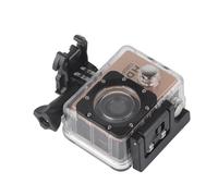 Walmeck Mini Cámara Deportiva DV 1080P 2,0 Pantalla IPS Impermeable 30M con Soporte para Bicicleta Soporte para Casco Grabación de Ciclismo Al Aire Libre (Oro)