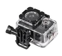 Walmeck Mini Cámara Deportiva DV 1080P 2,0 Pantalla IPS Impermeable 30M con Soporte para Bicicleta Soporte para Casco Grabación de Ciclismo Al Aire Libre (Negra)