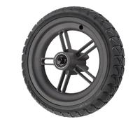 Walmeck Neumático Trasero Sólido de 8,5 * 2", Textura Antideslizante, a Prueba de Explosiones, Amortiguador, a Prueba de Pinchazos, Cubo de Rueda de Aleación de Aluminio con Neumático de (Tipo 2)