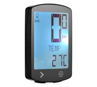 Walmeck Ordenador inalámbrico para bicicleta con cadence recargable por USB, multifunción, pantalla de alta claridad, IPX6, odómetro y velocímetro para bicicleta