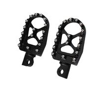 Walmeck Pedal de Reposapiés Universal para Motocicleta, Control Antideslizante, Ajuste de ángulo Cómodo, Aleación de Aluminio VRSC XL Riders (Negro)