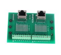 Walmeck Placa de Conexión de Terminal RJ45 con Soporte de Fijación, Transferencia Rápida de Datos para Equipos de Red de Centro de Datos de Sala de Computadoras de Negocios en el Hogar,