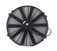 Walmeck Poder Más Elevado 120W del Ventilador del Radiador Eléctrico Delgado del 16in para el Camión RV del Coche