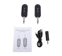 Walmeck Receptor Transmisor de Guitarra Inalámbrico Transmisión de Sonido Estable Alto Rendimiento Alcance hasta 150 M con Antiinterferencias para Guitarra Eléctrica (1 a 1)