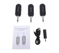 Walmeck Receptor Transmisor de Guitarra Inalámbrico Transmisión de Sonido Estable Alto Rendimiento Alcance hasta 150 M con Antiinterferencias para Guitarra Eléctrica (1 a 2)