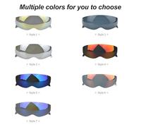 Walmeck Reemplazo de Visera de Lente Casco PC Primera Calidad Anti- Anti-Niebla -arañazos Instalación Flexible Lente Protección contra el Viento Motocicleta [Seguridad (Estilo 7)