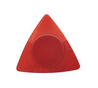 Walmeck Superficie Lisa, Fácil de Transportar, Púas de Guitarra ABS de 0,5/0,75/1,0 Mm de Calidad, Peso Ligero para Complacer los dedos. (Rojo)