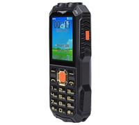 Walmeck Teléfono Robusto Desbloqueado Teléfono Celular 4G Desbloqueado Móvil a Prueba de Agua con Batería de 16800 MAh Pantalla 2,4 Pulgadas SOS Dual SIM (Negra)