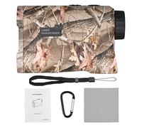 Walmeck Telémetro Láser Compacto para Exteriores 6X, Telémetro de Caza de 600m, Telescopio Monocular, Medidor Distancia