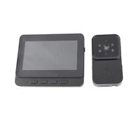 Walmeck Timbre de Intercomunicación Visual Inalámbrico con Pantalla IPS de 4,3 Pulgadas, 2,4G, con Intercomunicador Bidireccional, Visión Nocturna HD, Tiempo de Espera Prolongado para