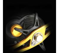 Walmeck Ultra Suave 17 1 BB Baitcasting Carrete de Pesca Baitcaster 8 Kg Max Drag 8.0 1 Relacionamiento de Engranajes de Frenado para Pescado Grande (Derecha)