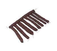 Walmeck Varilla Rizadora sin Calor, Rulos para el Cabello para Dormir de Algodón Suave, Cinta Extra Larga Peinar el Cabello Mujeres y Niñas, Bricolaje, Ondas Naturales, (Marrón)