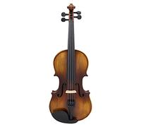 Walmeck Violín Acabado Mate 4/4 de Madera Maciza Premium, Tono Brillante y Cálido con Excelentes Propiedades Acústicas, Gran Extensión y Buena Respuesta de Frecuencia de Ambos Altibajos