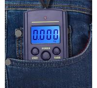 Walmeck Weiheng WH-A01L Báscula Colgante Digital Eléctrica de Plástico Portátil con Herramienta de Gancho para Equipaje de Pesca