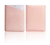 WALNEW Funda para Microsoft Surface Pro X de 13 pulgadas, con diseño de dos bolsillos con interior protegido y alfombrilla externa para ratón (13 pulgadas, Surface Pro X, F-Rosa)