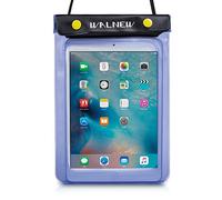 WALNEW Funda Protectora Universal Impermeable para Kindle 2022/Kindle Paperwhite/Oasis/Keyboard/Kindle Fire 7, iPad Mini, Kobo Clara/Nia y más, Color Azul