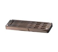 Walnut Wooden Memory Card Storage Box - 25 Slot Organizer Case, Desktop Holder For TF Type C Cards, Durable Accessory Storage Solution | For Memory Cards USB Devices Card Pins Organization Use