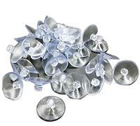 WALNUTS 10 Uds ventosas Transparentes de PVC Suave 18mm 20mm 30mm Cabeza de Seta Potente botón de Ventosa de Vidrio (Color : 20mm Suction Cup)