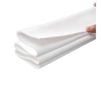 WALNUTS PTFE expandido Plano Suave ePTFE Hoja e-PTFE Calor ácido álcali Resistencia anticorrosión Panel de Aislamiento Junta 0,5-10mm Blanco (Color : 0-10bar BN, Size : 200X200MM_1MM)