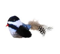 Walopola 2 piezas Flappy Bird Cat Toy Simulated Chirping Birds Cats Toy, juguete interactivo de plumas, juguete de chirping aleteando, divertido juguete interactivo de chirping