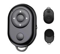 Walopola Controlador de obturador de cámara, obturador remoto inalámbrico para cámara, mini botón de videocámara inalámbrica para libros electrónicos, lectura, teléfonos inteligentes, grabación de