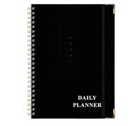Walopola Cuaderno organizador diario, cuaderno con espiral, organizador de espiral, cuaderno de trabajo en espiral A5 2025 para cumpleaños, Navidad, vacaciones, año nuevo
