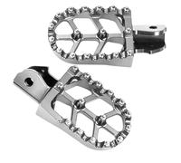 Walopola Estriberas para motocicletas | Pinzas ajustables para bicicletas - Suministros de deportes de motor para Trail Street Stunt Adventure Motocross Commuting Sport Cruising Touring Urban