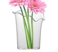 Walopola Jarrones acrílicos para flores, jarrón transparente con forma de flor, estético, moderno, decorativo, hogar, boda, oficina, estante de mesa, accesorios de estantería