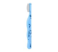 Walopola Peine de aseo para perros, antideslizante para el pelo de perro, peines portátiles para matar, herramientas de masaje para mascotas para perros de pelo largo y corto