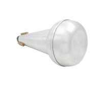 Walopola Silenciador de práctica de trombón, silencioso, de aleación de aluminio, portátil, herramienta de práctica profesional, accesorios de instrumentos musicales para aprendizaje, enseñanza, uso