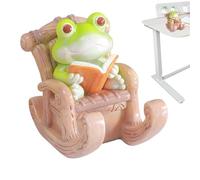 Walopola Soporte para teléfono Celular con diseño de Rana, Soporte de Resina para Tableta, Bonito Soporte para teléfono Celular, de Mesa de Rana para el hogar