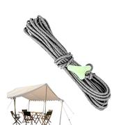 Walopola Tienda de campaña Guy Lines, línea tensora luminiscente con tensor luminiscente, cuerda de escalada para toldo, refugio, campamento, deportes, senderismo, vela, yate, cometa, surf, bote