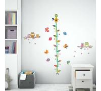 Walplus Pegatinas Para Juegos Infantiles Perfectas Para Regalar Vinilos Adhesivos Tabla De Alturas, Bosque, Adhesivo De Pared, Guardería, Babyroom, Infantil, Aventura, Room Deco 30X90Cm Multicolor