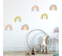 Walplus Pegatinas Para Niños Decoración De Habitaciones Pegatinas De Vinilo Removibles Y Reutilizables Fáciles De Usar Ventana Pared Armario Puertas Refrigeradores Globos Aerostáticos 15 Piezas Multicolor