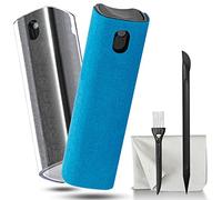 Walrfid Juego de 2 limpiadores de niebla para pantalla táctil de coche, pantallas de laptop y teléfono para iPad, iPhone, MacBook con bolígrafo de limpieza Aipods, cepillo pequeño y paño para gafas
