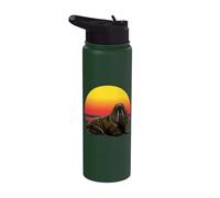 Walrus Art Arctic Animal Marine Mammal Ocean Wildlife Wild Stainless Steel Insulated Water Bottle