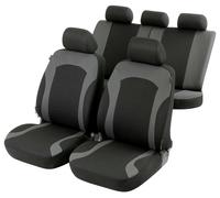 Walser Juego Completo de Fundas de Asiento de Coche Inde con Cremallera, Zipp-IT, 2 Fundas de Asiento Delantero, 1 Funda de Asiento Trasero