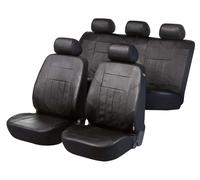Walser Fundas para Asientos de Coche Soft Nappa, 2 Fundas para los Asientos Delanteros, 1 Funda para los Asientos Traseros de imitación de Cuero