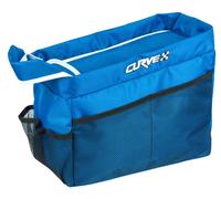 Asiento trasero Organizador Curva azul / negro