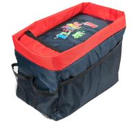 Walser Organizador para Asiento Trasero, Bolsa para Asiento Coche para niños, organizadora para Asiento Graffiti, Caja de almacenaje para Coche Azul