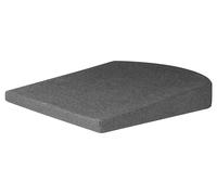 Walser 27023 Cojín de cuña para Coche Joel, cojín de Asiento ergonómico, cuña de Asiento, Negro