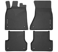 WALSER alfombrillas de coche premium compatibles con Audi A6 C7/Allroad C7/Avant C7 2011-2018, alfombrillas de coche de goma 100% a medida - made in EU
